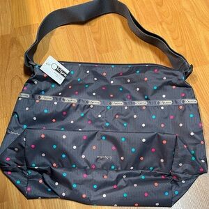 Lesportsac Cleo Crossbody Hobo * Chromatic Dot
